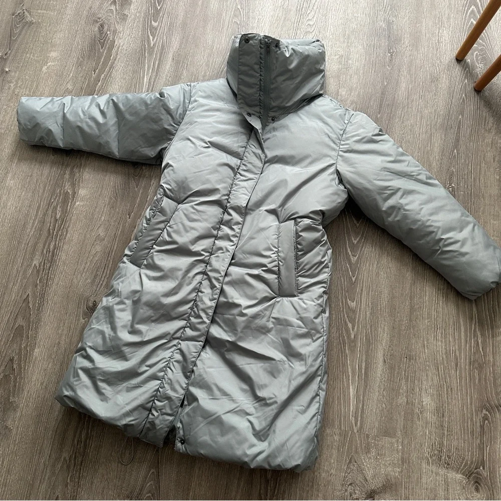 Old Navy Light Blue Puffer Coat - Picture 1 of 6